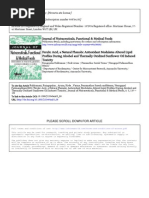 Download Ferulic acid a natural phenolic antioxidant modulates altered lipid profiles during alcohol and thermally oxidized sunflower oil induced toxicity by rrukkumani SN37403024 doc pdf