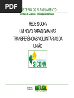 Rede Siconv - Um Novo Paradigma