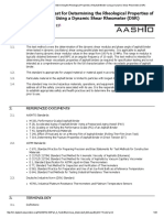 AASHTO T315-12 Standard Method of Test For Determining The Rheological Properties of Asphalt Binder Using A Dynamic Shear Rheometer (DSR) - Light
