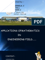 Applications of Maths