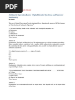 Questions On Arithmetic Circuits