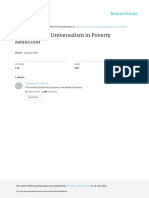 Targeting and Universalism in Poverty Reduction