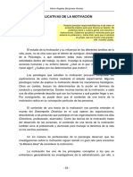 Teorías explicativas de la motivación: Maslow, White y Adams