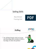 Selling Skills: Riaz Ahmed Training Unit