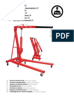 Grue d'atelier 1T Hijskraan voor dewerkplaats 1T Grúa de taller 1T Gru da officina 1T Żuraw warsztatowy 1T Macara de atelier 1T Кран для мастерской 1Т