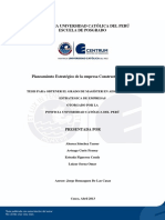 Planeamiento Estrategico de La Empresa Constructora_focy