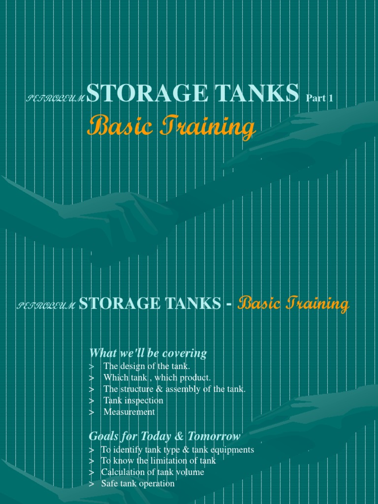 Petroleum Storage Tanks Part 1 Basic Training. PDF Pressure