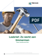 01 Zo Werkt Een Timmerman - Lesbrief