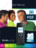 RTX Dualphone 3088 Skype Cordless Phone Manual