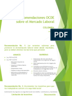 Recomendaciónes OCDE en Materia Laboral - Colombia