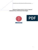 Operation and Maintenance Manual and User Service Guide For Industrial Power WP10 Series Diesel Engine