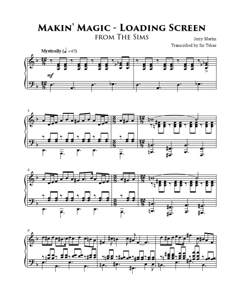 Sims Magic Loading Screen Music | PDF | Leisure | Sports