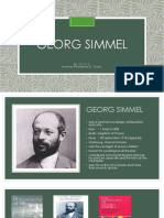 Georg Simmel - German Sociologist and Philosopher