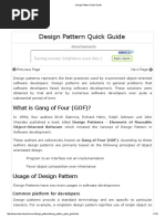 Design Pattern Quick Guide