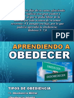 Aprendiendo A Obedecer