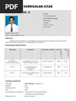 Vinoth Kumar Resume