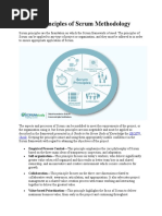 Principles of Scrum Methodology