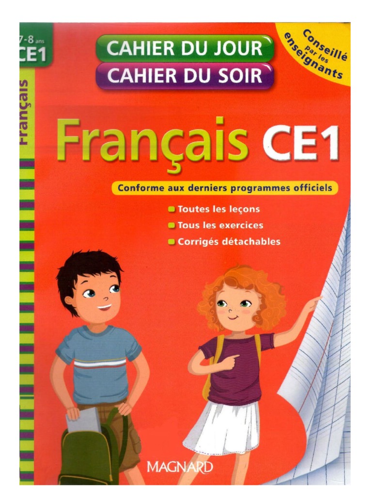 Cahier Du Jour Cahier Du Soir Pdf Français CE1 - Cahier Du Jour, Cahier Du Soir (7-8 Ans) | PDF