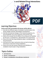 Drug Metabolism and Drug Interactions