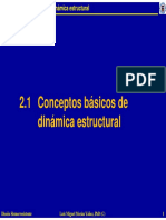 2.1 Conceptos Basicos de Dinamica Estructural