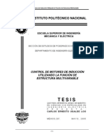 Control de Motores de Induccion Utilizando La Funcion Estructural Multivariable