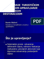 Branko Blažević Upravljanje Destinacijom
