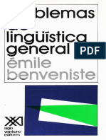 Problemas de La Linguistica General