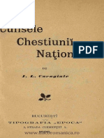 Caragiale Culisele Chestiunii Naționale 1896