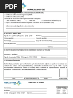 Formulario F-002 para Migraciones | PDF | Gobierno y personalidad ...
