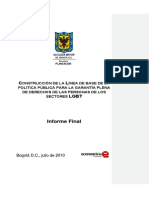 Informe Final Linea Base PPLGBT 2010