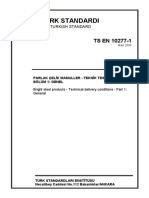 TS en 10277-1 Parlak Celik Teknik Teslim-Genel