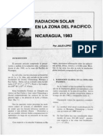 Radiación Solar en La Zona Del Pacifico. Nicaragua%2C 1993