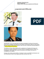 SCDF & CNB Chiefs Suspended Amid CPIB Probe: Posted: 25 January 2012 0747 Hrs