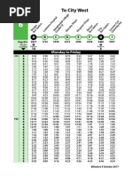 R4 Bus Route and Timetable Overview | PDF