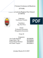 Informe Gestion de Procesos (Evaluacion de Procesos, Reingenieria de Procesos)