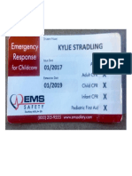 CPR Certification Card
