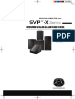 Wharfadale SVP-X Users Manual