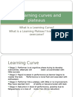 3.2 Learning Curves and Plateaus