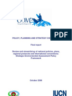 Strategic Environmental Assessment Framework