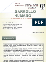 Desarrollo Humano (Diapositivas de Monografia 1) Psicologia Medica