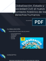 Globalización, Estado y Sociedad Civil, El Nuevo Contexto Histórico de Los Derechos Humanos.