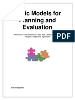 Logic Models For Planning and Evaluation