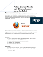 Perbedaan Antara Browser Mozilla Firefox
