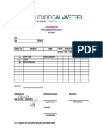 Purchase Requisition (Local) : Luzon I Marketing