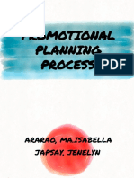Promotional Planning Process
