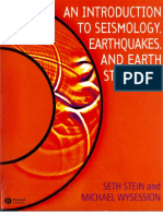 An Introduction to Seismology Earthquakes and Earth Structure Stein and Wysession Blackwell 2003 130924133040 Phpapp01