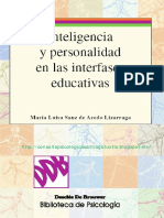 Inteligencia y Personalidad en Las Interfases Educativas - María Luisa Sanz PDF