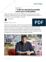 Cao Hamburger_ “a Elite Vive Apartada Da Sociedade Brasileira. Ela Precisa Ir Para a Escola Pública” _ Cultura _ EL PAÍS Brasil