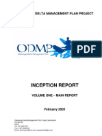 ODMP Inception Report Volume 1 (Of 2)