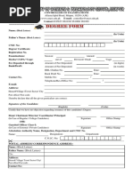 Degree Form